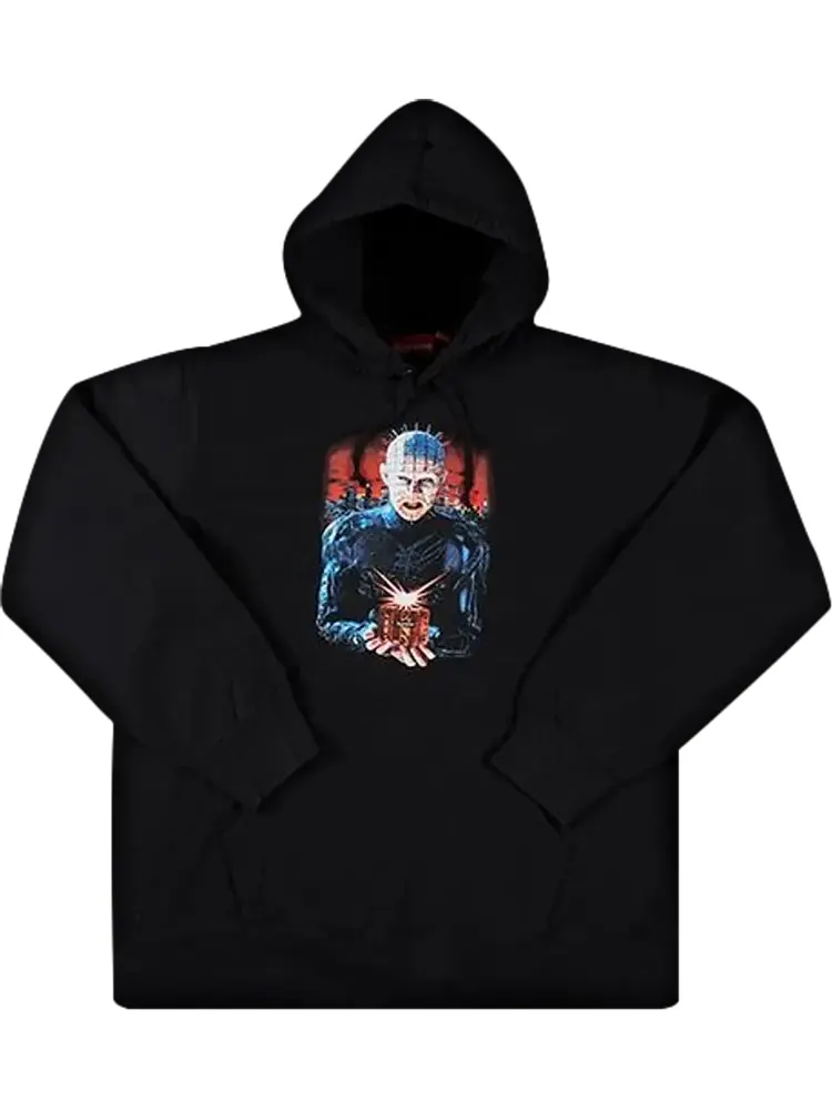 Толстовка Supreme x Hellraiser Hell On Earth Hooded Sweatshirt 'Black' — изображение 1 из 1, черный