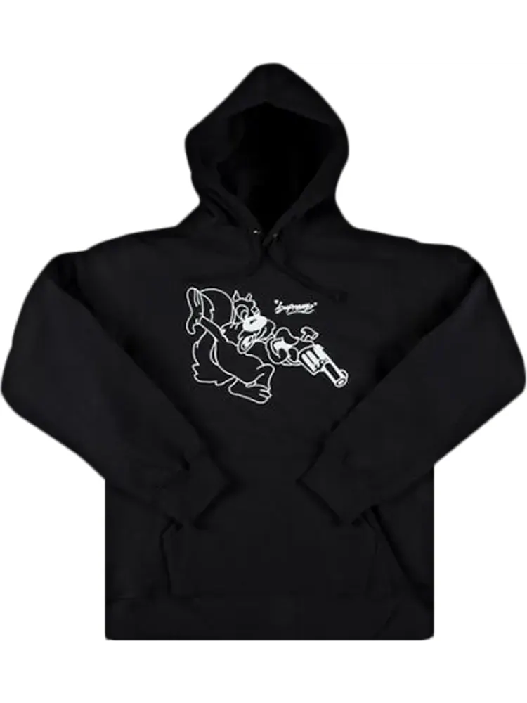 Толстовка Supreme Lee Hooded Sweatshirt 'Black' — изображение 1 из 1, черный