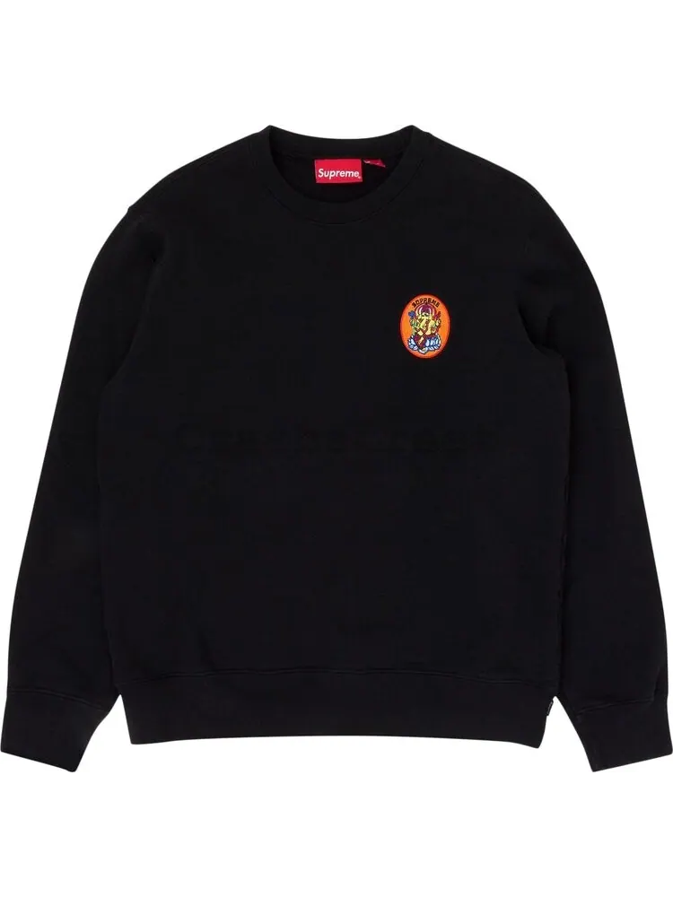 Толстовка Supreme Ganesh Crewneck 'Black' — изображение 1 из 1, черный