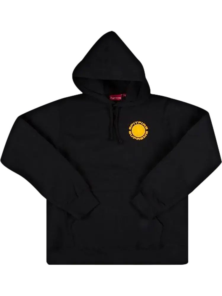 Толстовка Supreme x Spitfire Hooded Sweatshirt 'Black' — изображение 1 из 1, черный