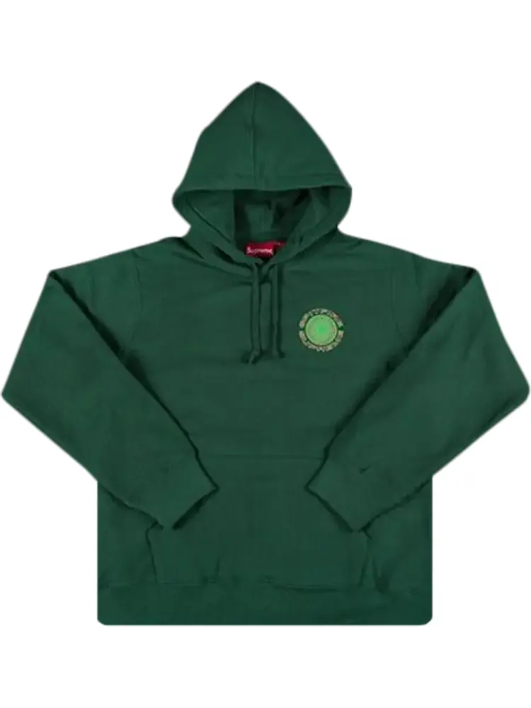 Толстовка Supreme x Spitfire Hooded Sweatshirt 'Green' — изображение 1 из 1, зеленый