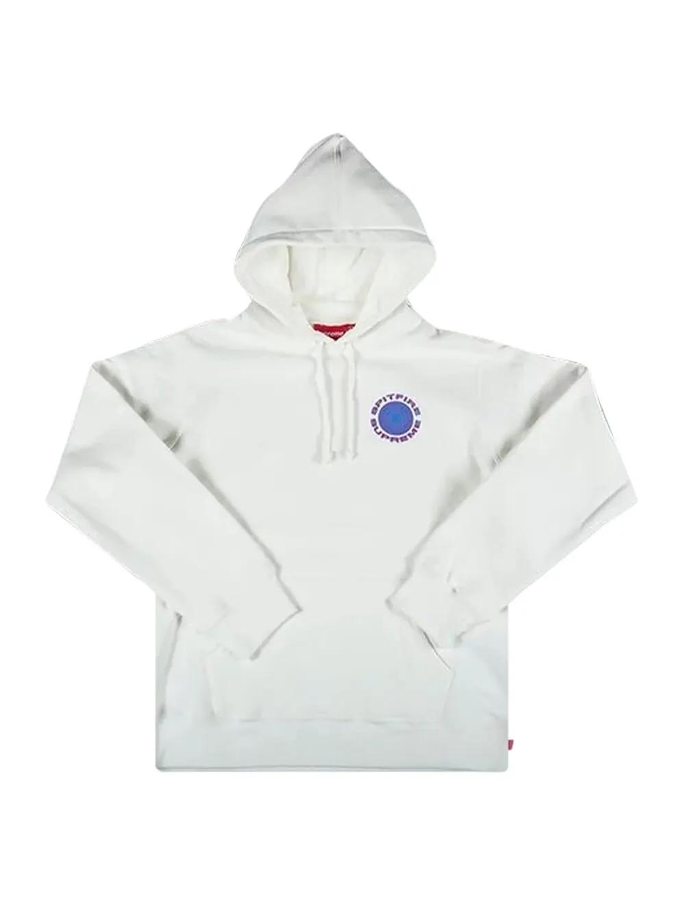 Толстовка Supreme x Spitfire Hooded Sweatshirt 'White' — изображение 1 из 1, белый