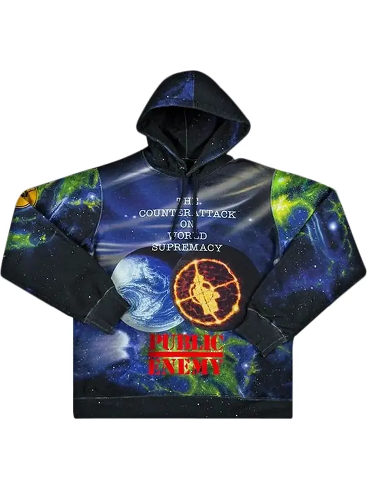 Толстовка Supreme x Undercover x Public Enemy Hooded Sweatshirt 'Multi' — изображение 1 из 1, мульти