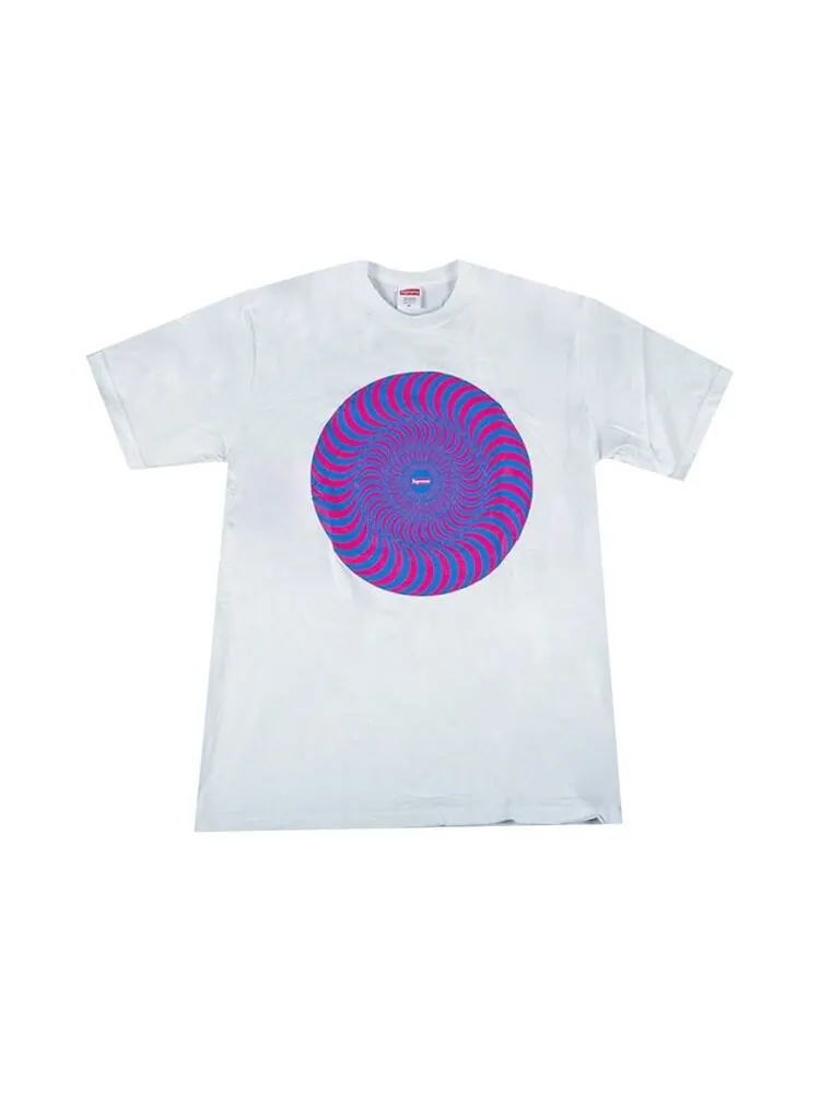 Футболка Supreme x Spitfire Classic Swirl T-Shirt 'White' — изображение 1 из 1, белый