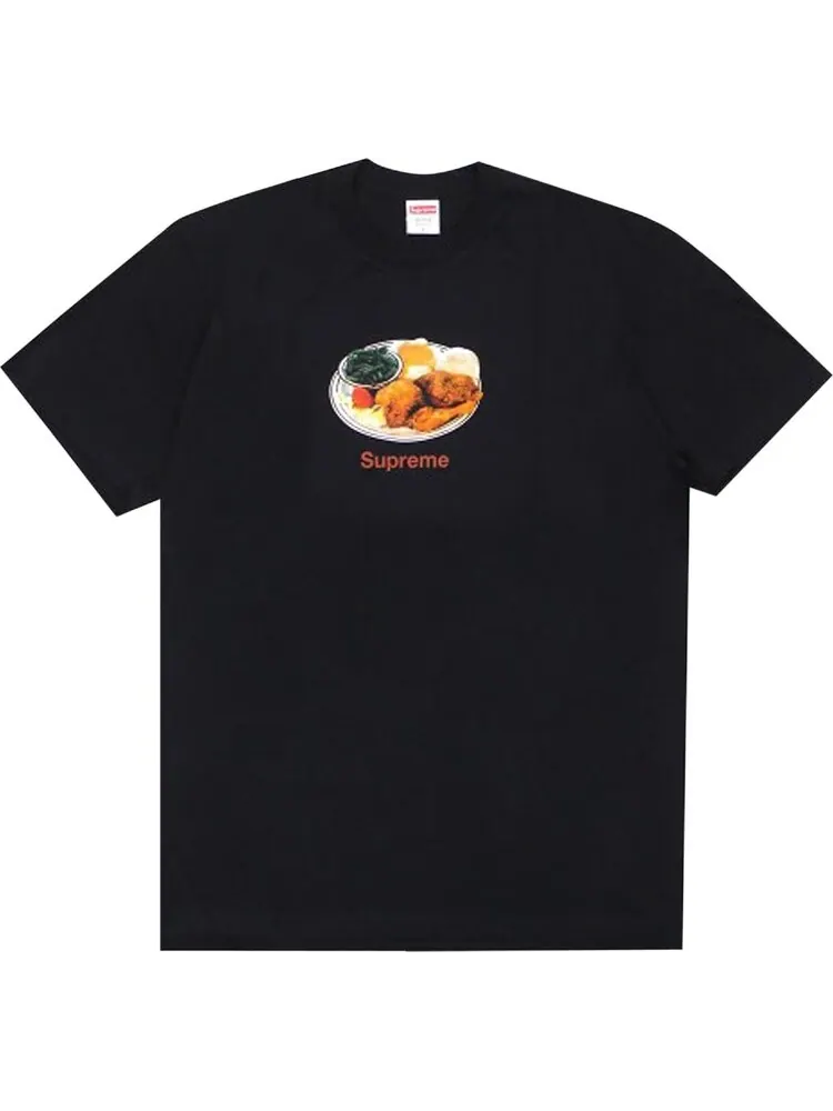 Футболка Supreme Chicken Dinner Tee 'Black' — изображение 1 из 1, черный
