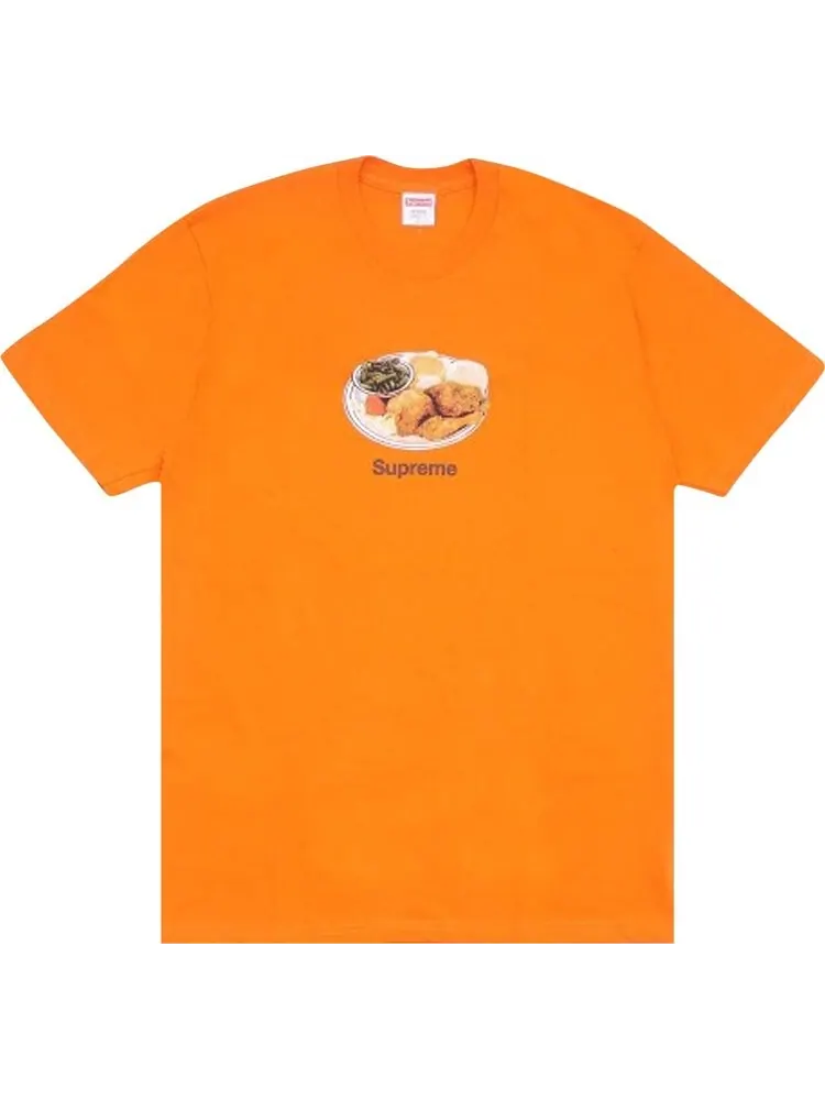 Футболка Supreme Chicken Dinner Tee 'Orange' — изображение 1 из 1, оранжевый
