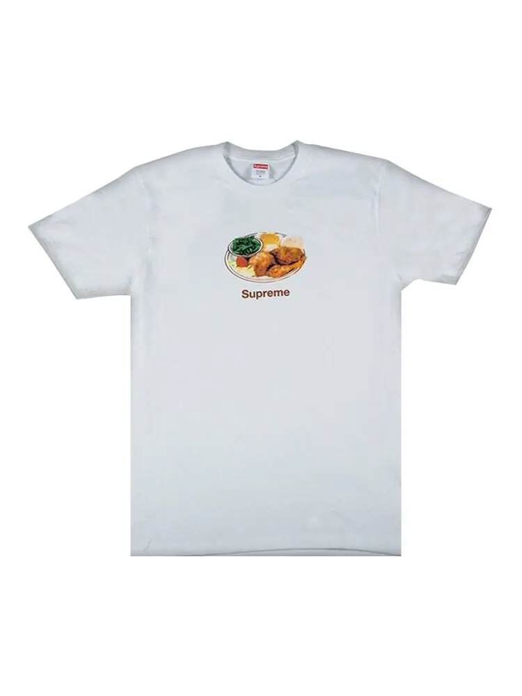 Футболка Supreme Chicken Dinner Tee 'White' — изображение 1 из 1, белый