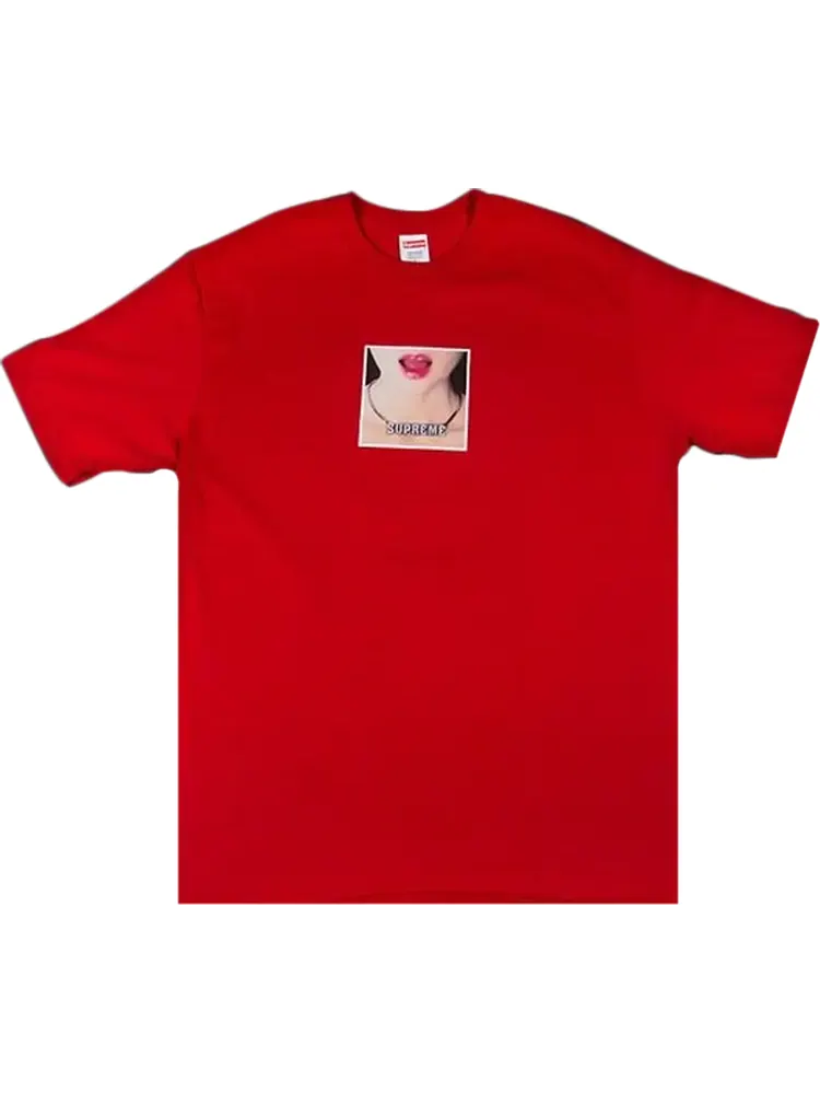 Футболка Supreme Necklace T-Shirt 'Red' — изображение 1 из 1, красный