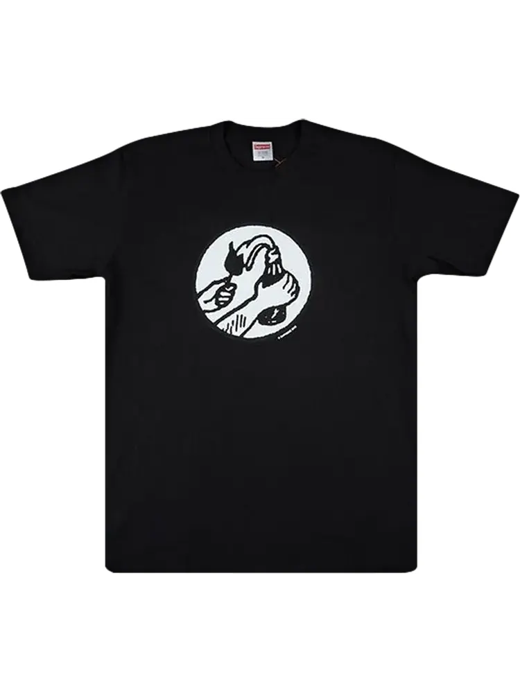 Футболка Supreme Molotov T-Shirt 'Black' — изображение 1 из 1, черный