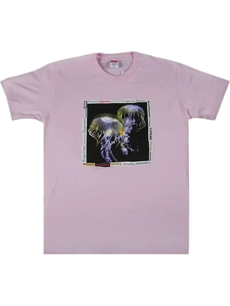 Футболка Supreme Jellyfish T-Shirt 'Pink' — изображение 1 из 1, розовый