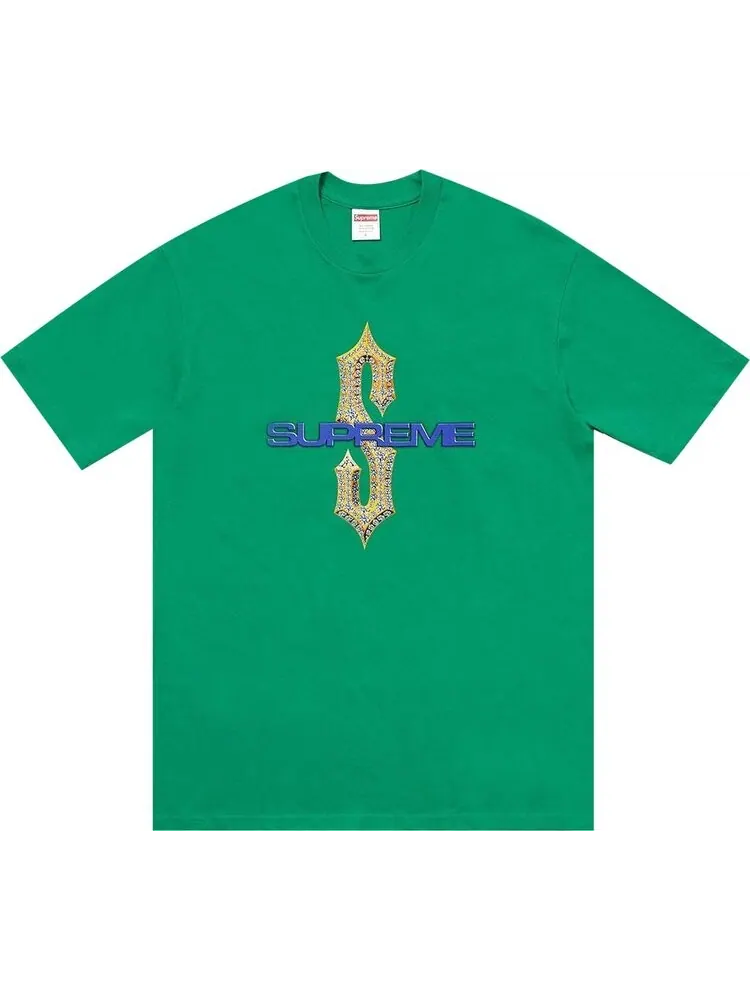 Футболка Supreme Diamonds Tee 'Green' — изображение 1 из 1, зеленый