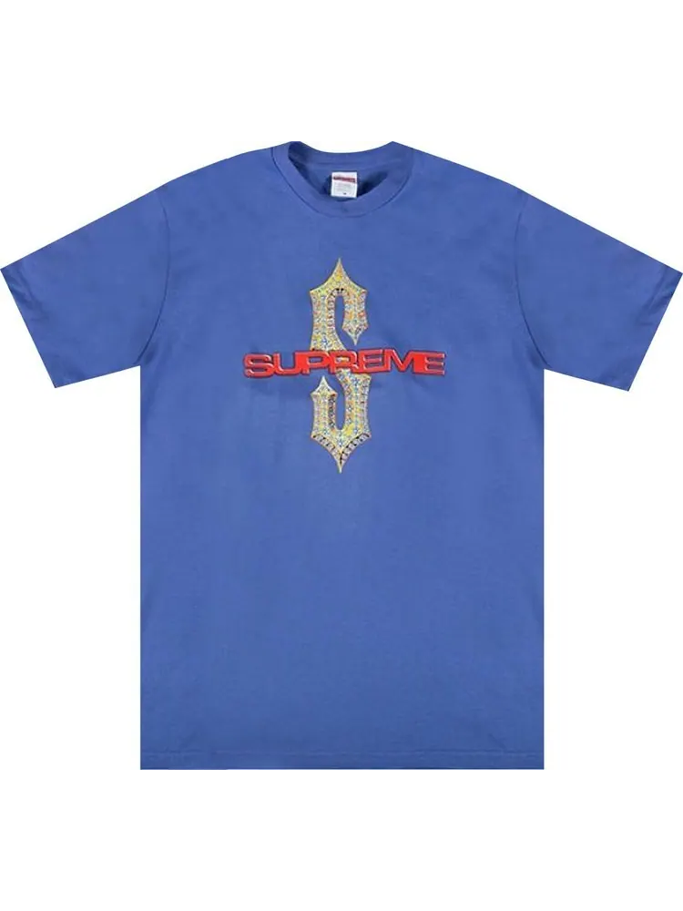 Футболка Supreme Diamonds Tee 'Light Purple' — изображение 1 из 1, фиолетовый