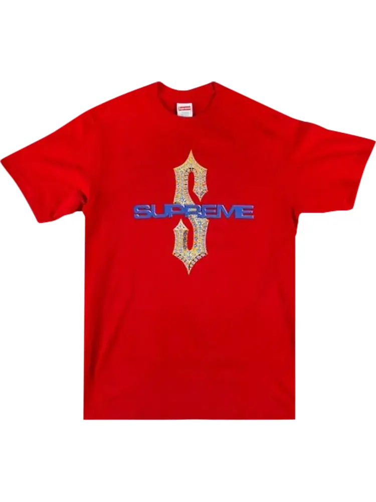 Футболка Supreme Diamonds T-Shirt 'Red' — изображение 1 из 1, красный