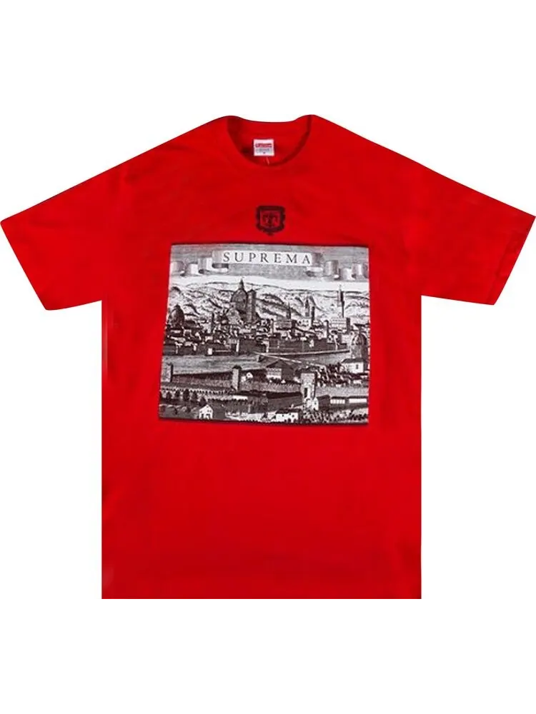 Футболка Supreme Fiorenza Tee 'Red' — изображение 1 из 1, красный
