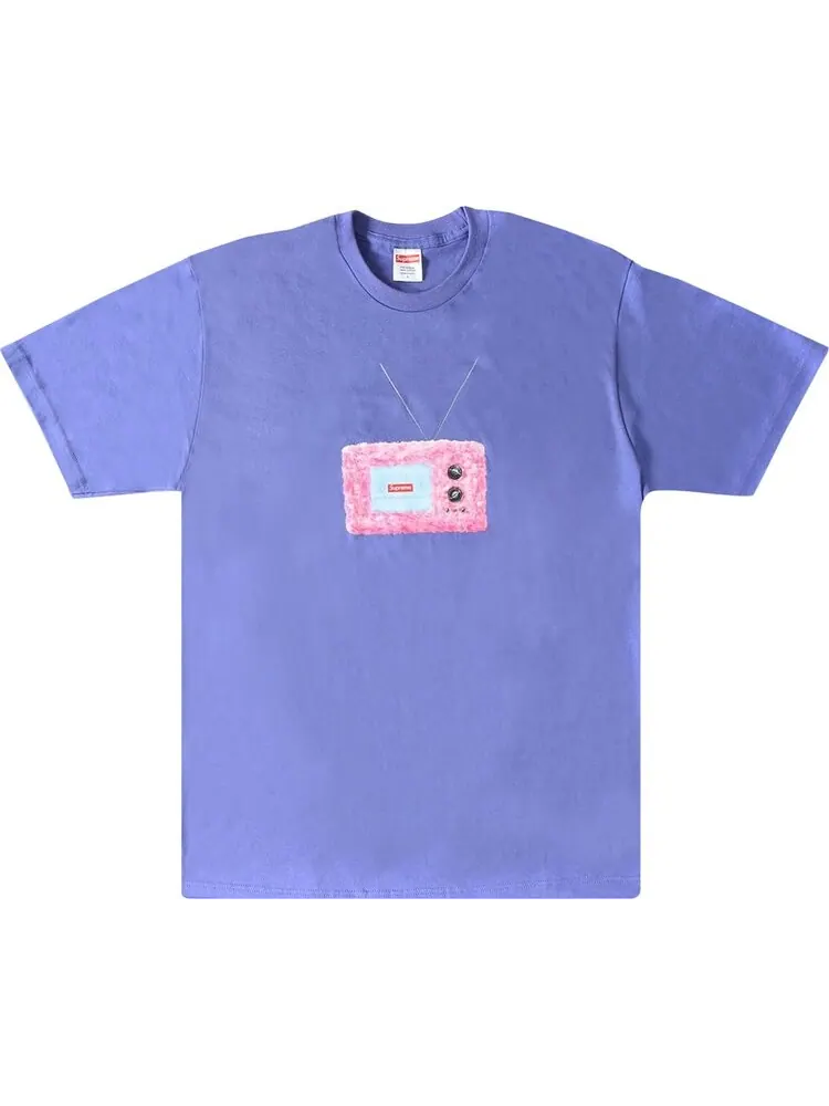Футболка Supreme TV Tee 'Light Purple' — изображение 1 из 1, фиолетовый