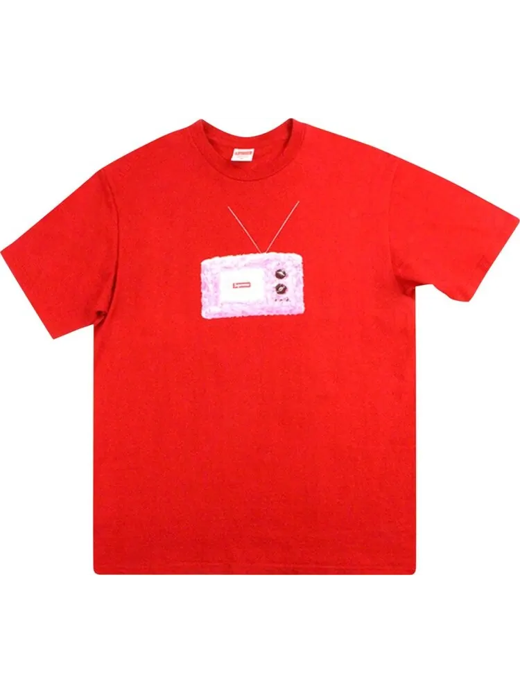 Футболка Supreme TV Tee 'Red' — изображение 1 из 1, красный