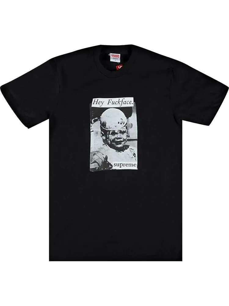 Футболка Supreme f*ck Face Tee 'Black' — изображение 1 из 1, черный