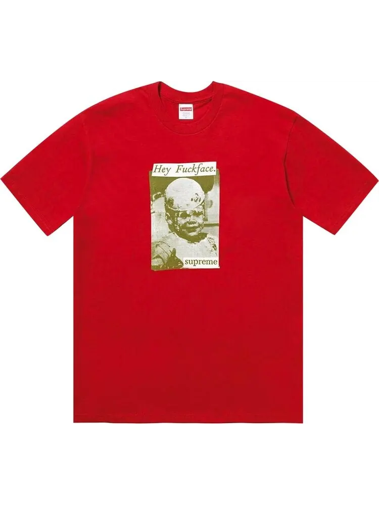 Футболка Supreme f*ck Face Tee 'Red' — изображение 1 из 1, красный