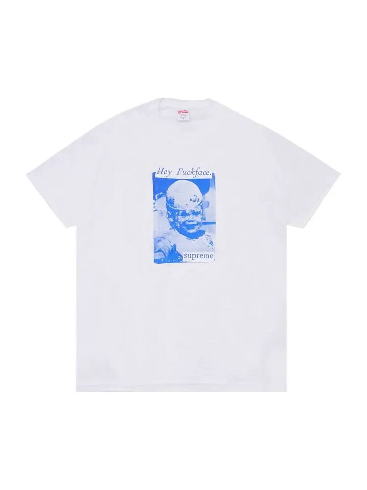 Футболка Supreme f*ck Face Tee 'White' — изображение 1 из 1, белый