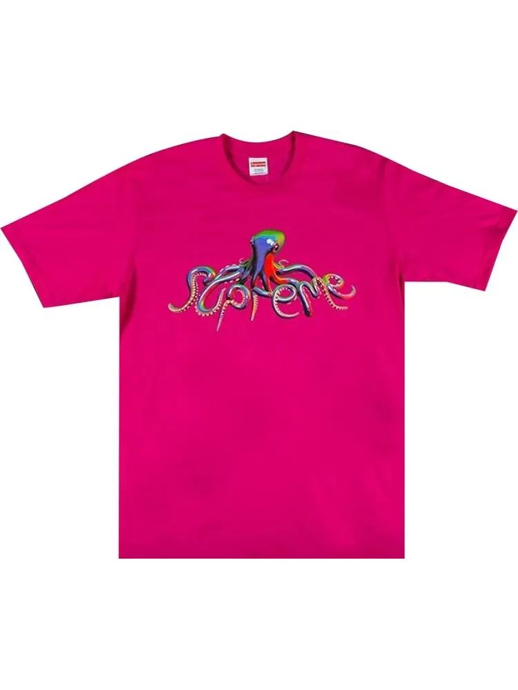Футболка Supreme Tentacles Tee 'Hot Pink' — изображение 1 из 1, розовый