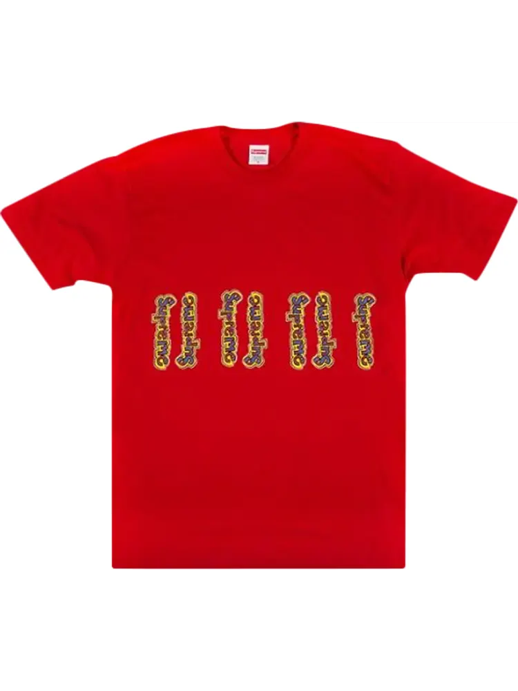 Футболка Supreme Gonz Logo T-Shirt 'Red' — изображение 1 из 1, красный