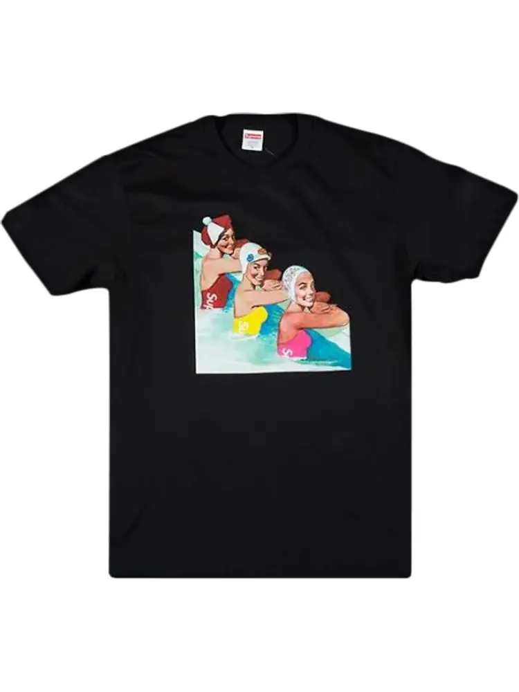 Футболка Supreme Swimmers T-Shirt 'Black' — изображение 1 из 1, черный