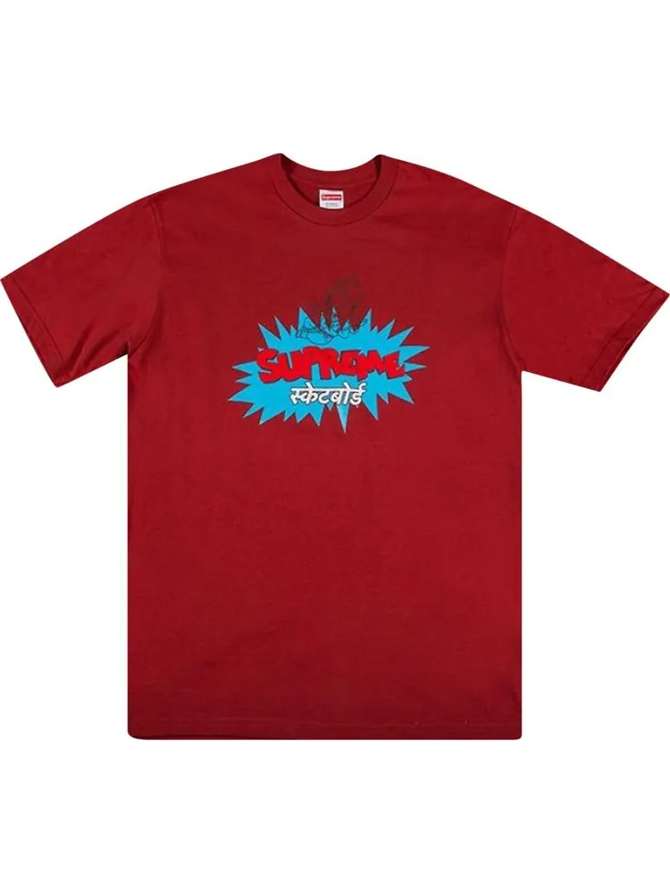 Футболка Supreme Ganesha Tee 'Brick' — изображение 1 из 1, красный
