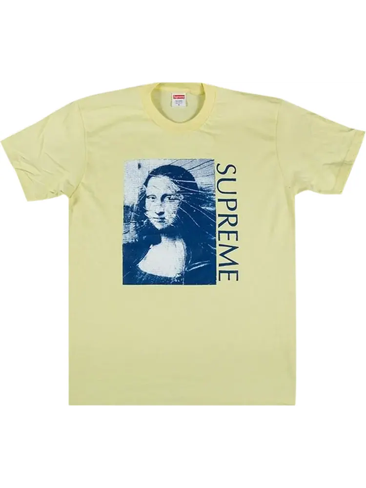 Футболка Supreme Mona Lisa T-Shirt 'Yellow' — изображение 1 из 1, желтый