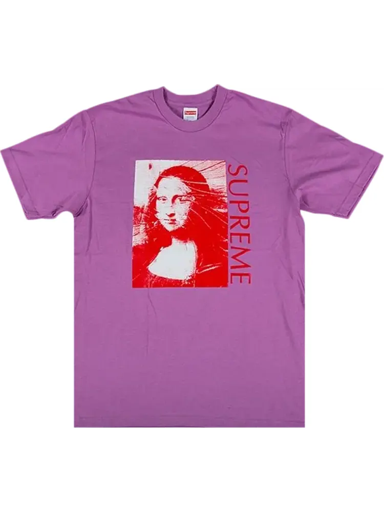 Футболка Supreme Mona Lisa T-Shirt 'Purple' — изображение 1 из 1, фиолетовый