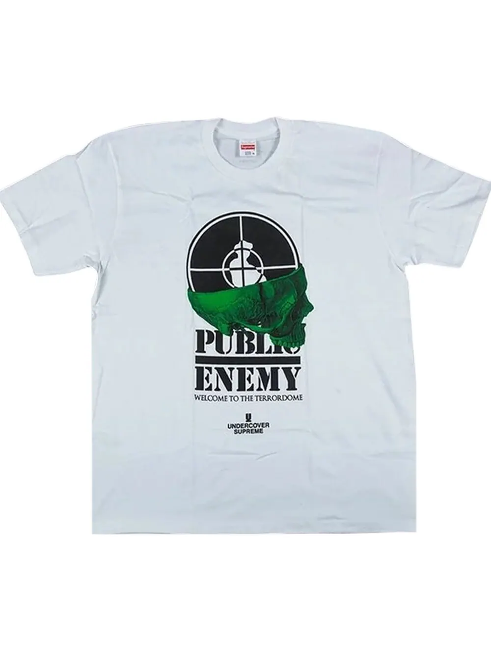 Футболка Supreme x Undercover x Public Enemy Terrordome T-Shirt 'White' — изображение 1 из 1, белый