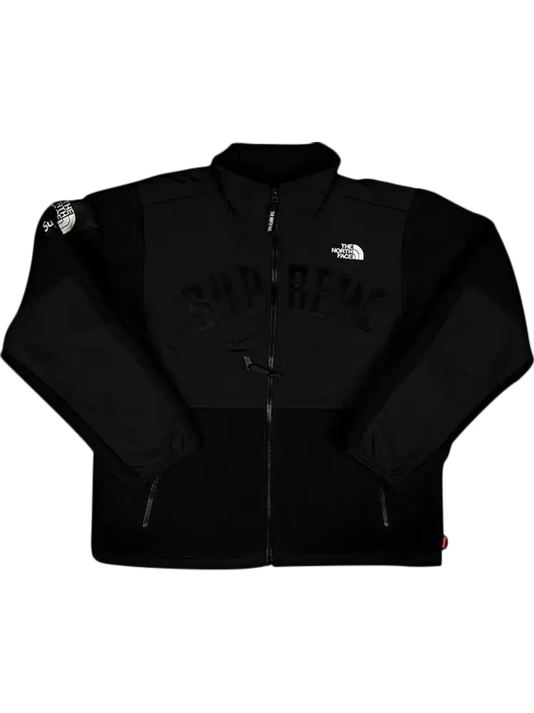 Куртка Supreme x The North Face Arc Logo Denali Fleece Jacket 'Black' — изображение 1 из 1, черный