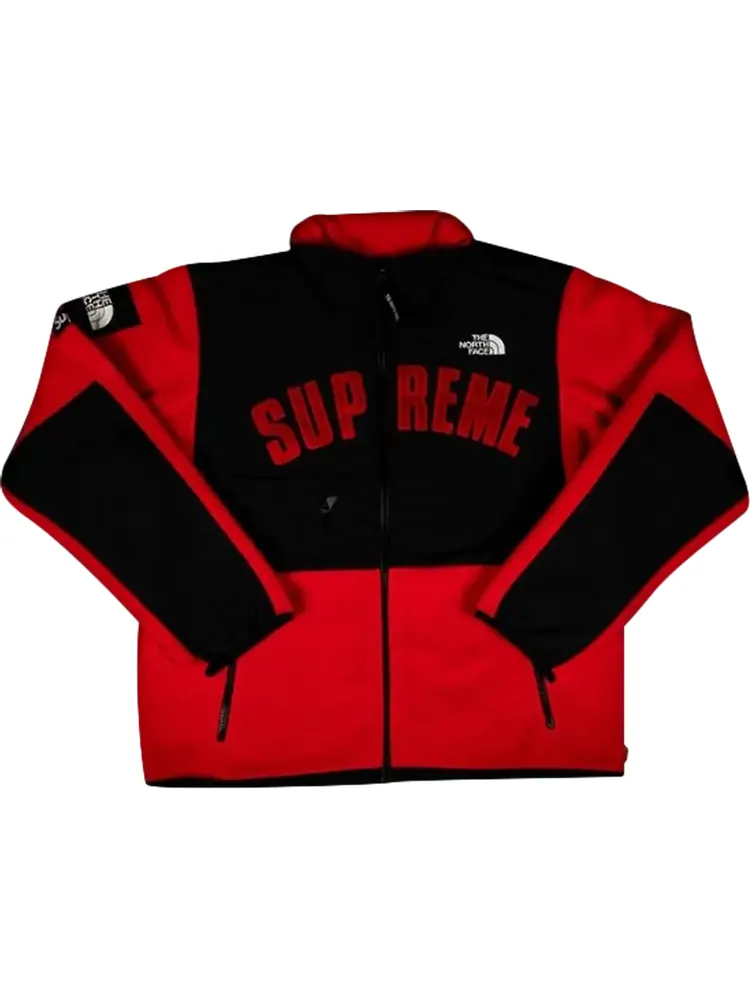 Куртка Supreme x The North Face Arc Logo Denali Fleece Jacket 'Red' — изображение 1 из 1, красный