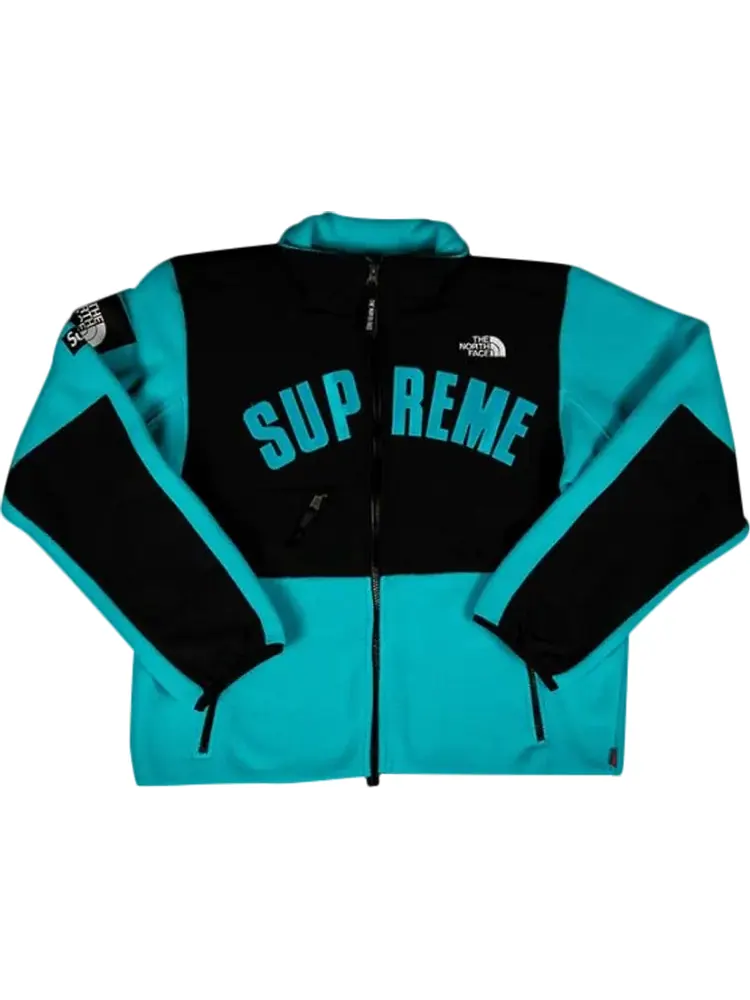Куртка Supreme x The North Face Arc Logo Denali Fleece Jacket 'Teal' — изображение 1 из 1, бирюзовый