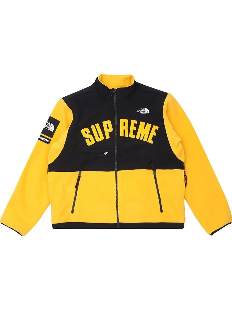 Куртка Supreme x The North Face Arc Logo Denali Fleece Jacket 'Yellow' — изображение 1 из 1, желтый