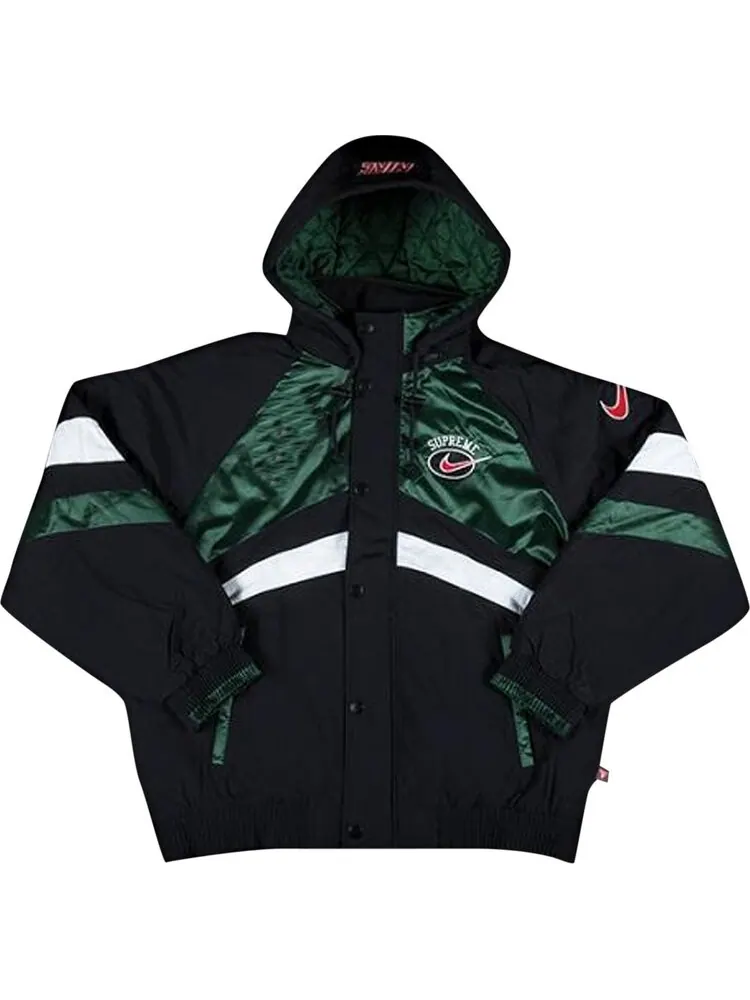 Куртка Supreme x Nike Hooded Sport Jacket 'Green' — изображение 1 из 1, зеленый