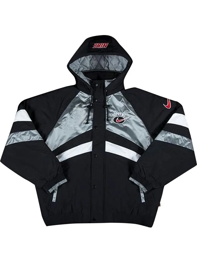 Куртка Supreme x Nike Hooded Sport Jacket 'Silver' — изображение 1 из 1, серебряный
