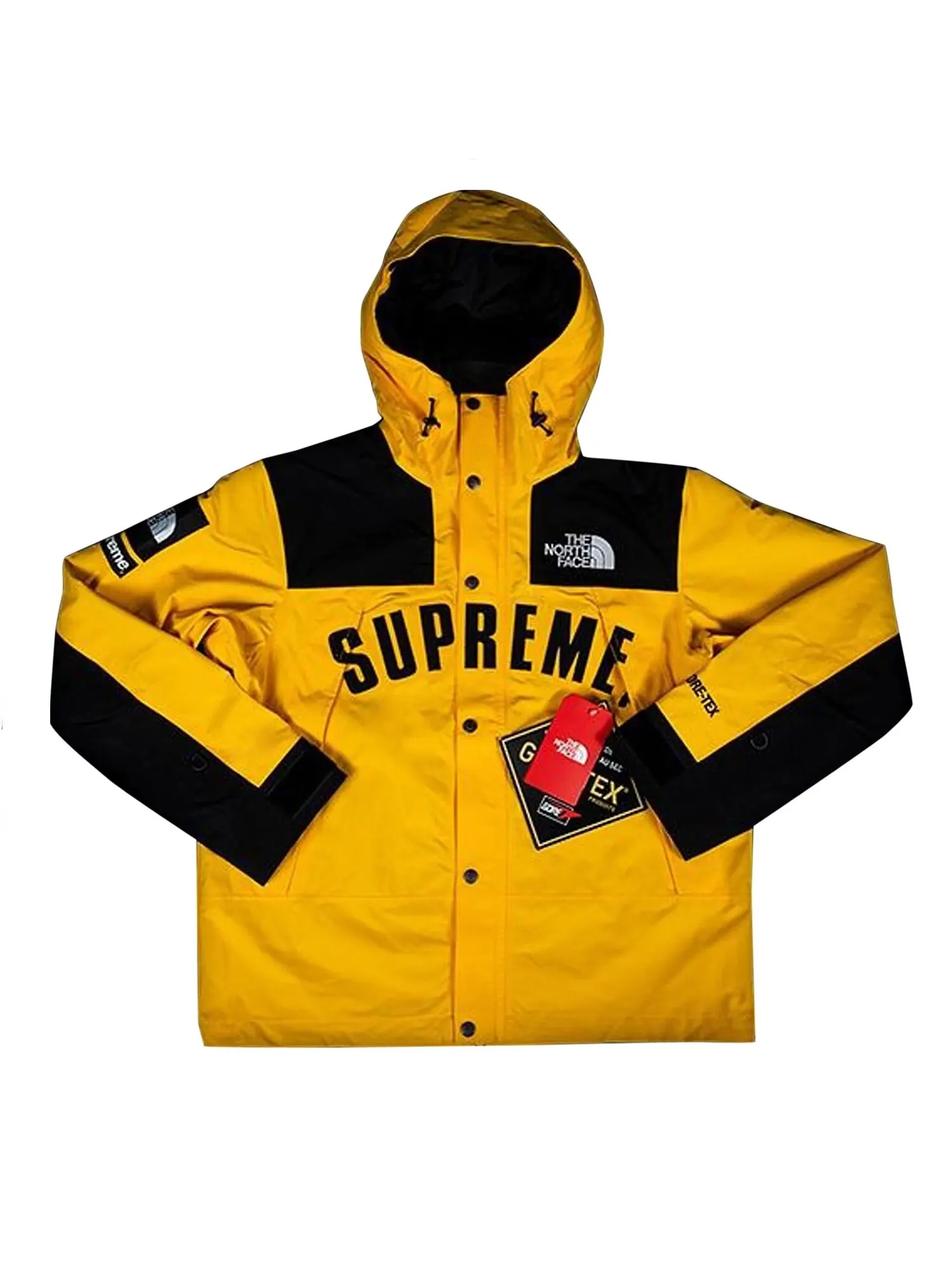 Куртка Supreme x The North Face Arc Logo Mountain — изображение 1 из 1, желтый