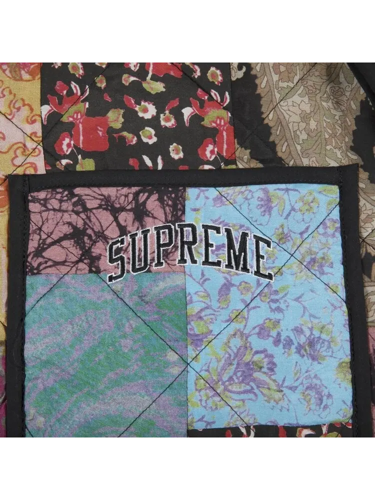 Куртка Supreme Reversible Patchwork Quilted Jacket 'Multi' — изображение 3 из 3, мульти