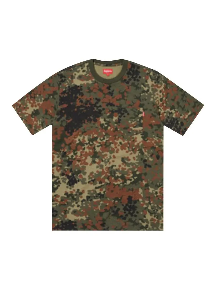 Футболка Supreme Short Sleeve Pocket Tee — изображение 1 из 1, оливковый