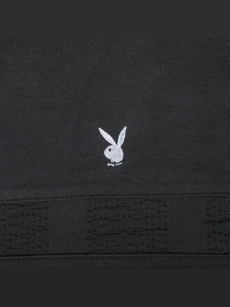 Топ Supreme x Playboy Leisure Zip Up Top 'Black' — изображение 2 из 2, черный