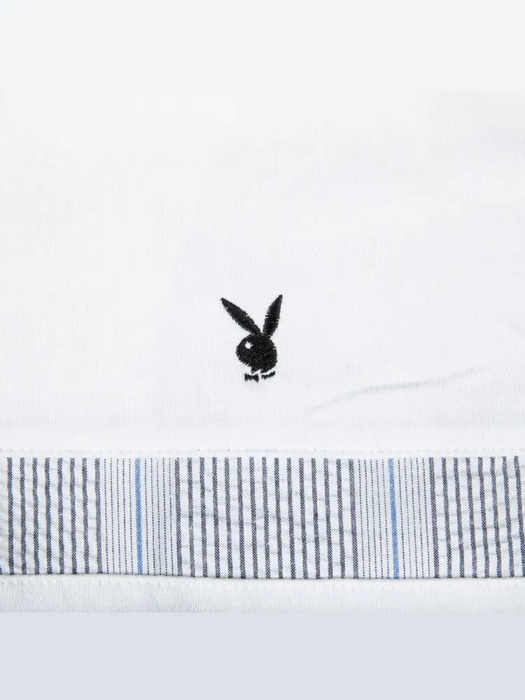 Топ Supreme x Playboy Leisure Zip Up Top 'White' — изображение 2 из 2, белый