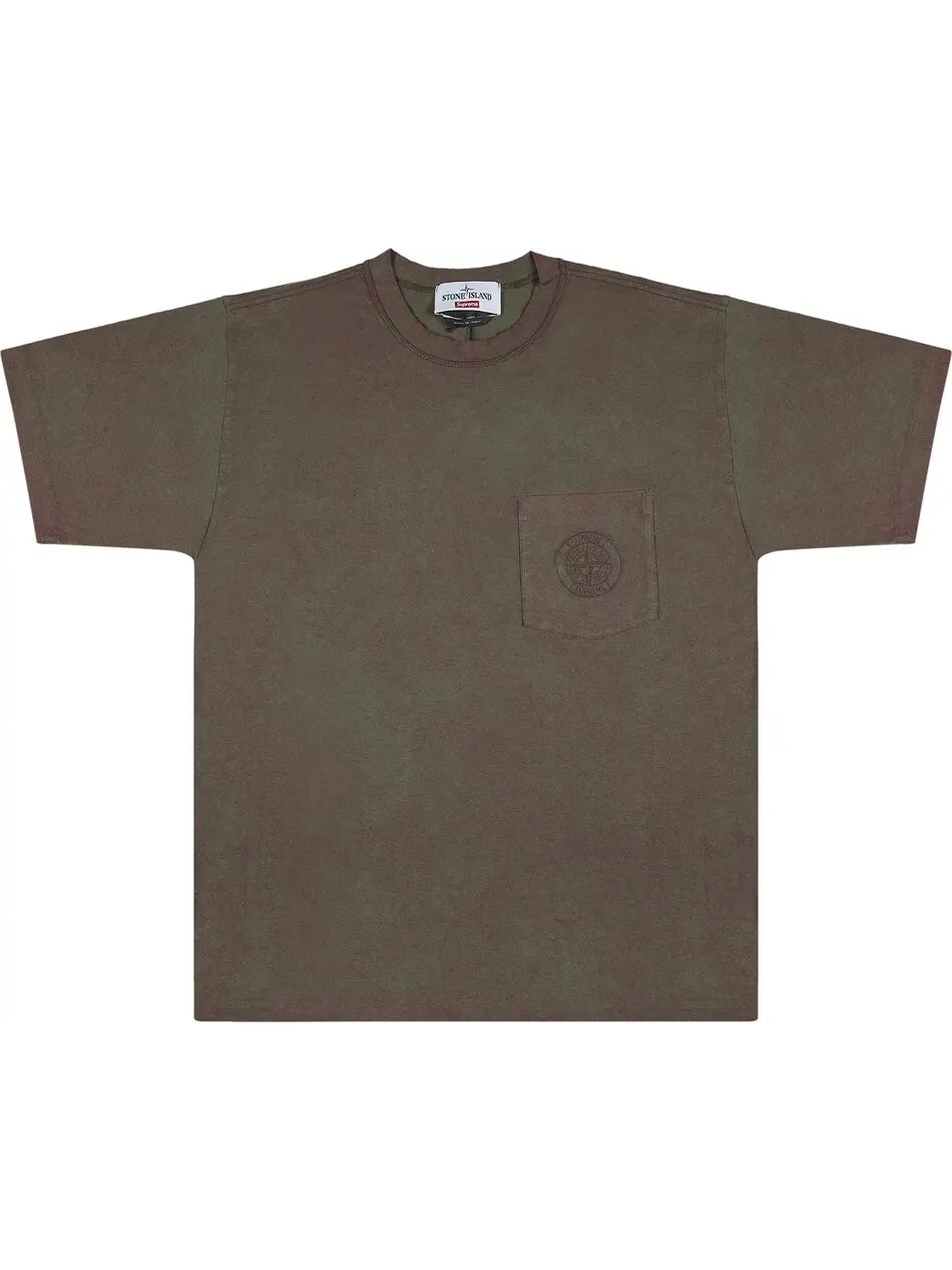 Футболка Supreme x Stone Island Pocket — изображение 1 из 2, красный