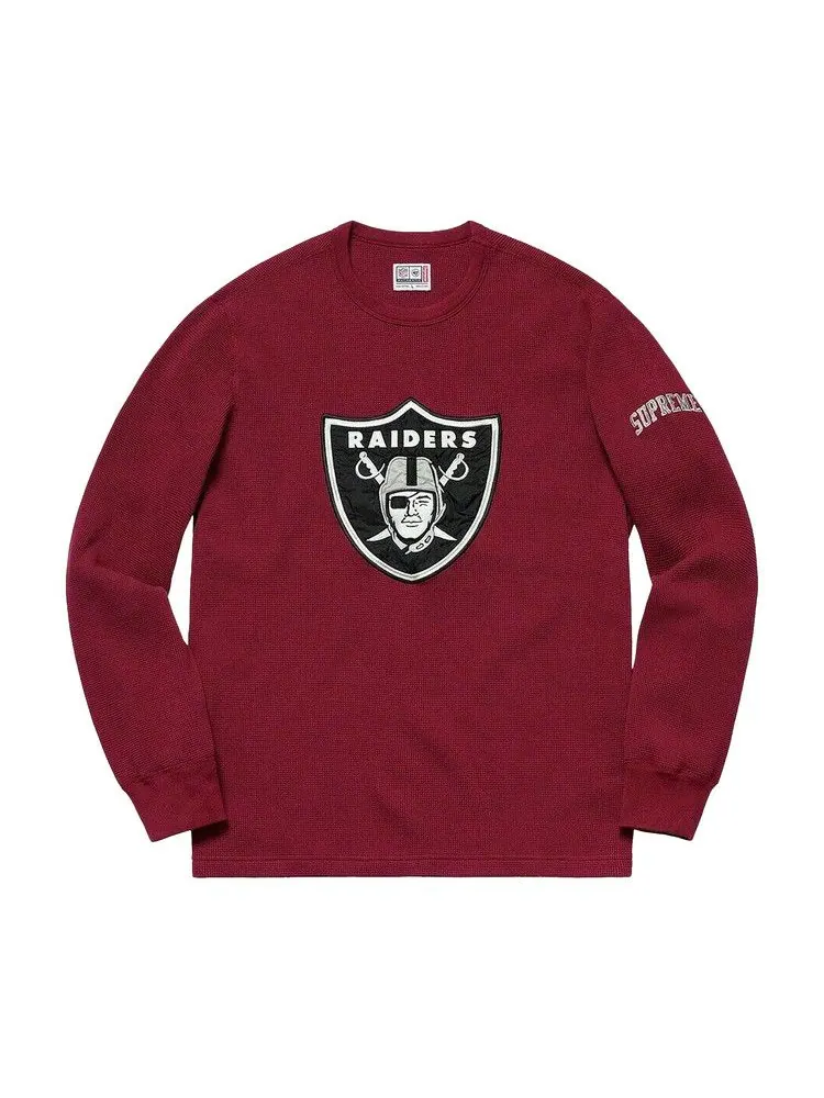 Топ Supreme x NFL Raiders, 47 Thermal — изображение 1 из 1, коричневый