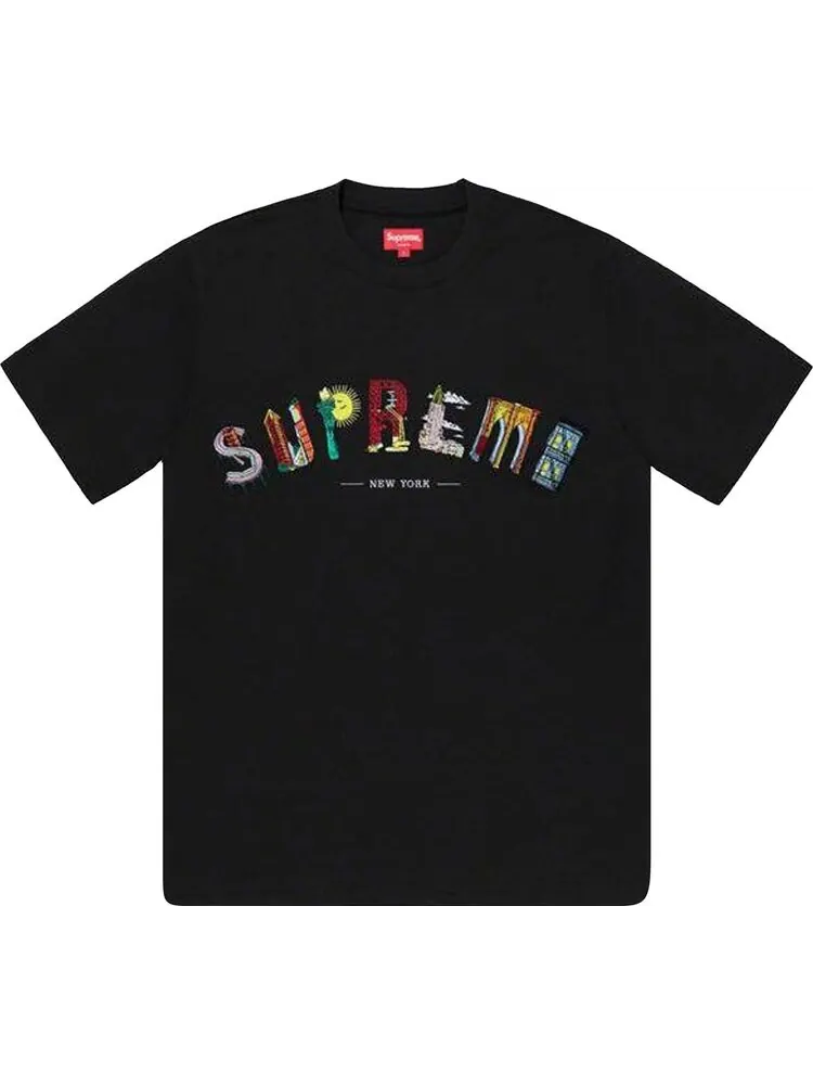 Футболка Supreme City Arc Tee 'Black' — изображение 1 из 1, черный