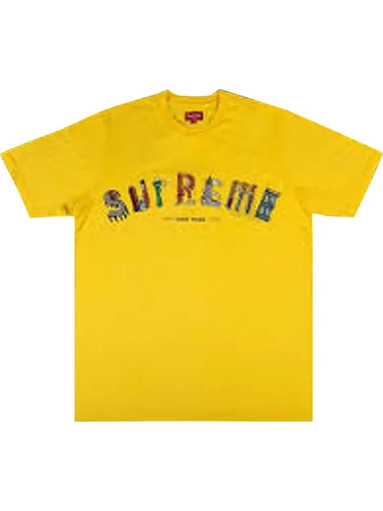 Футболка Supreme City Arc Tee 'Yellow' — изображение 1 из 1, желтый