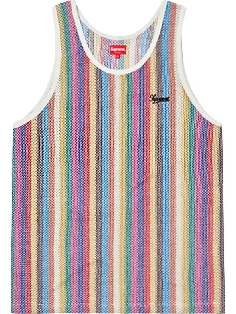Топ Supreme Knit Stripe Tank Top 'Multicolor' — изображение 1 из 1, мульти