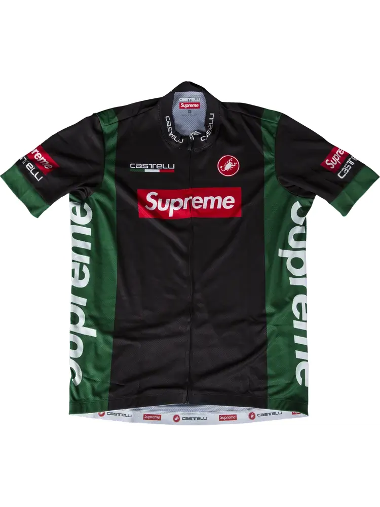 Футболка Supreme x Castelli Cycling Jersey 'Black' — изображение 1 из 1, черный