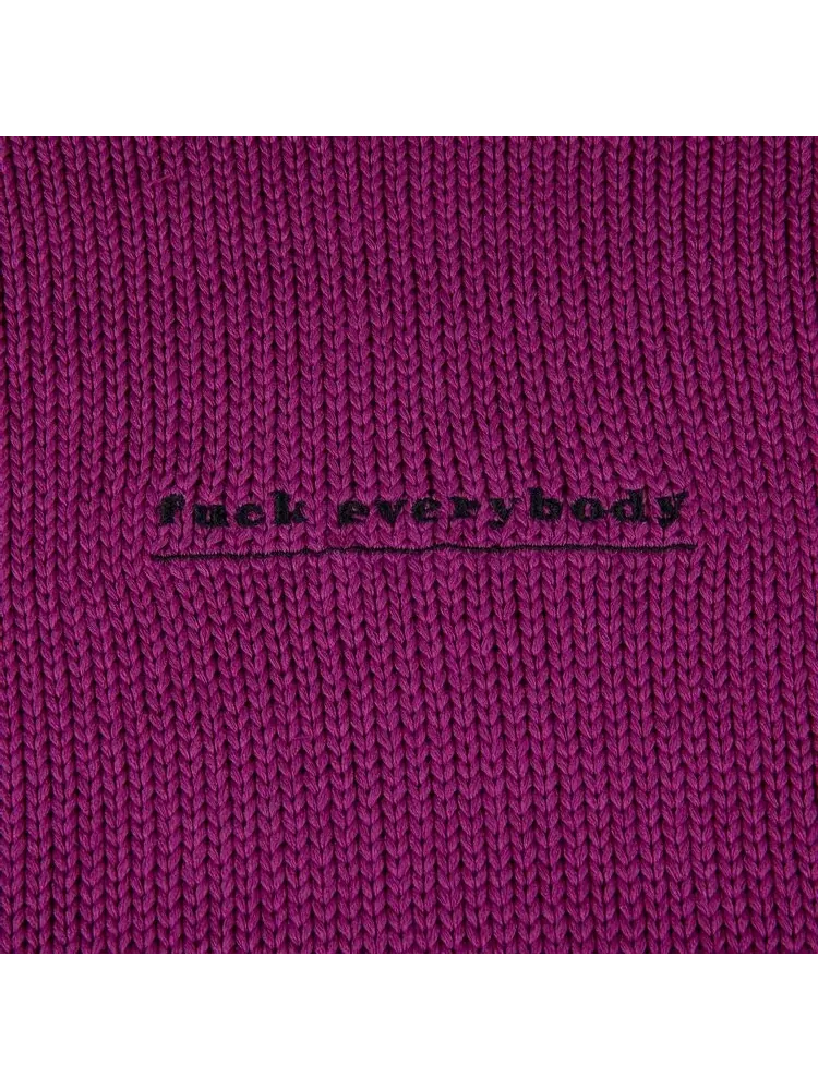 Свитер Supreme f*ck Everybody Sweater 'Magenta' — изображение 2 из 2, фиолетовый