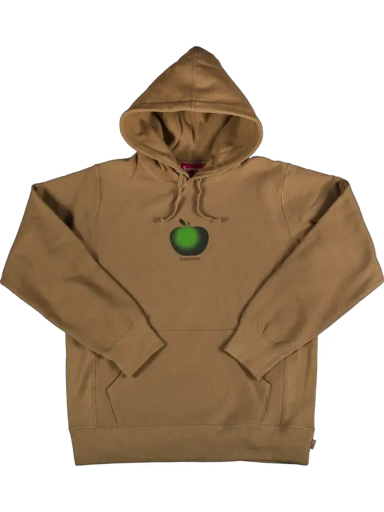 Толстовка Supreme Apple Hooded Sweatshirt 'Brown' — изображение 1 из 1, коричневый