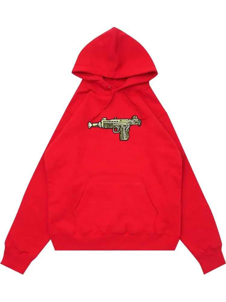 Толстовка Supreme Toy Uzi Hooded Sweatshirt 'Red' — изображение 1 из 1, красный
